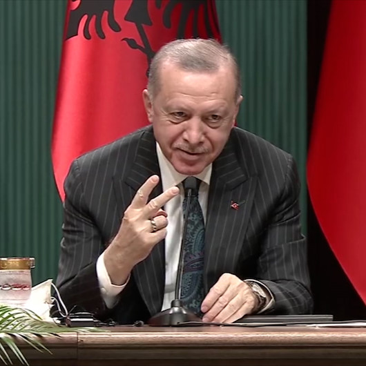 Cumhurbaşkanı Erdoğan, Arnavutluka yapılacak hastaneyi duyurdu: Bizim için leblebi çekirdek