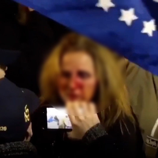 ABDde Trump destekçileri ile polis birbirine girdi