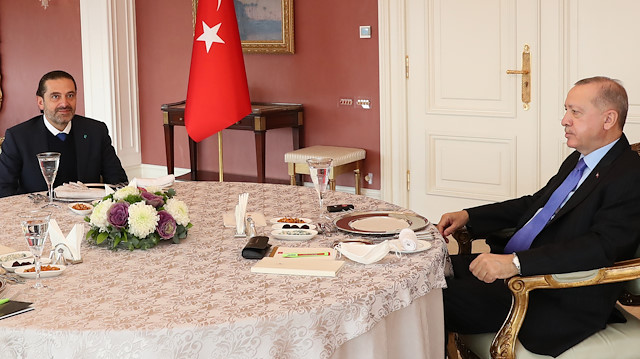 Cumhurbaşkanı Erdoğan ve  Saad Hariri