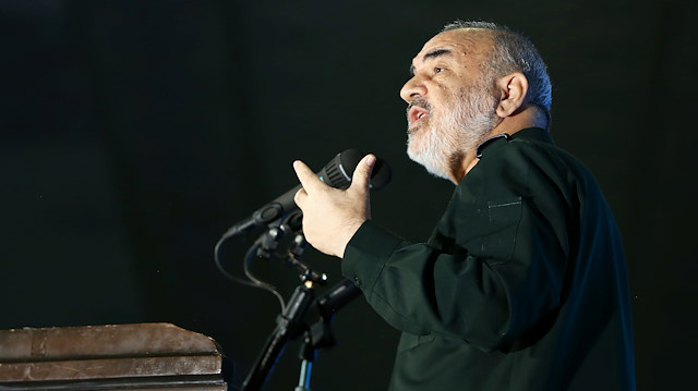 Commander-in-chief of the Islamic Revolutionary Guard Corps Hossein Salami 