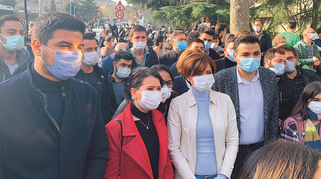 CHP İl Başkanı, Boğaziçi’nde MLKP’lilerin başrolü çektiği eyleme destek vermişti.
