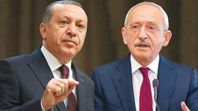 Cumhurbaşkanı Recep Tayyip Erdoğan ve CHP Genel Başkanı Kemal Kılıçdaroğlu