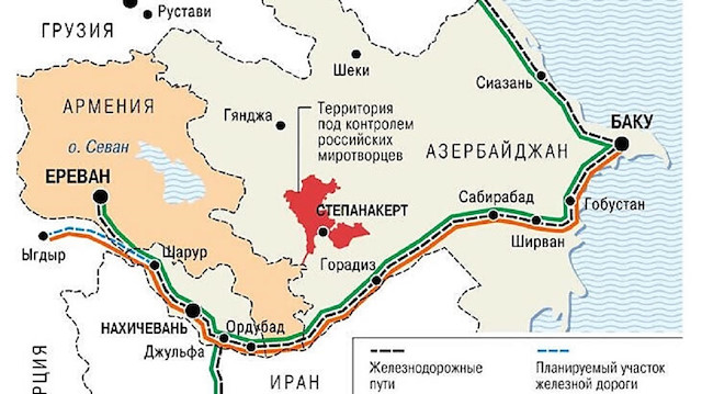 Haritayı Rus medyası yayınladı.