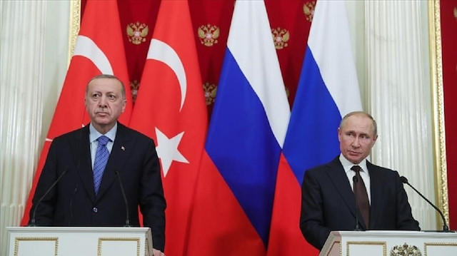 أردوغان وبوتين يبحثان مخرجات القمة الروسية الأذربيجانية الأرمينية
