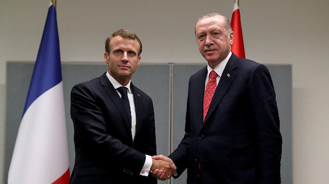 Fransa Cumhurbaşkanı Macron ve Cumhurbaşkanı Erdoğan