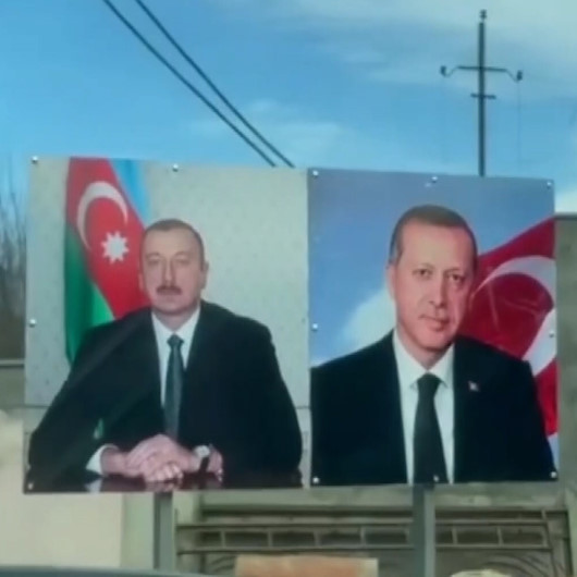 İlham Aliyevin Şuşa gezisinde dikkat çeken Cumhurbaşkanı Erdoğan detayı