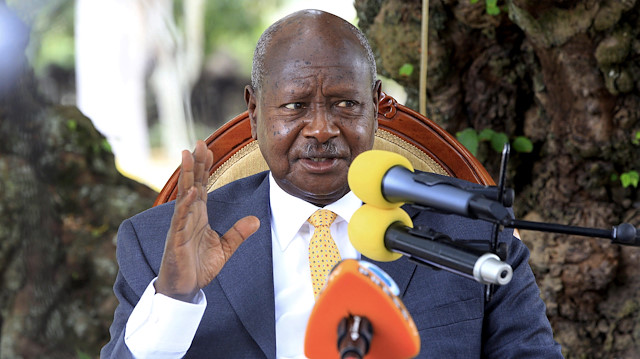 ganda incumbent and President elect Yoweri Museveni 