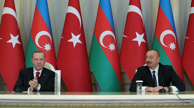 Turkish President Erdogan and Azerbaijani President Aliyev 