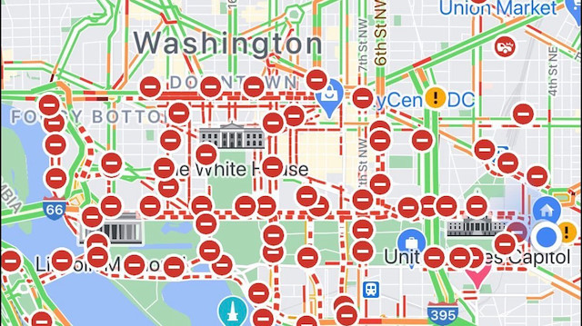 Washington'da büyük panik: Bütün yollar kapatıldı