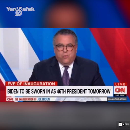 CNN muhabirinden Bidena iltifatlar: Lincoln Anıtındaki ışıklar onun ülkeyi saran kolları gibi