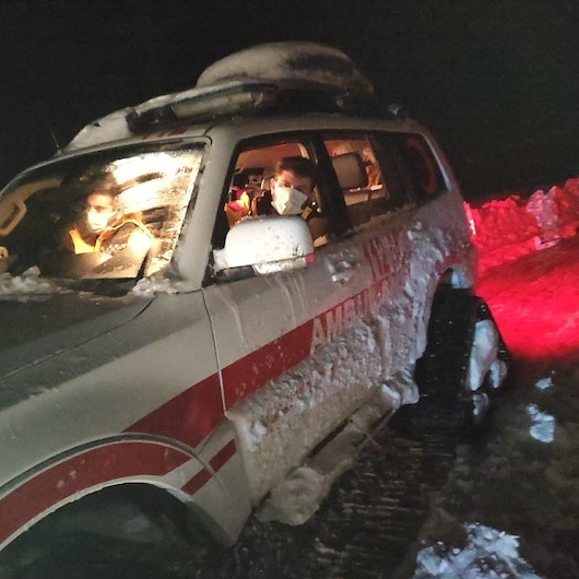 Batman’da 112 Acil personeli donmaktan son anda kurtarıldı