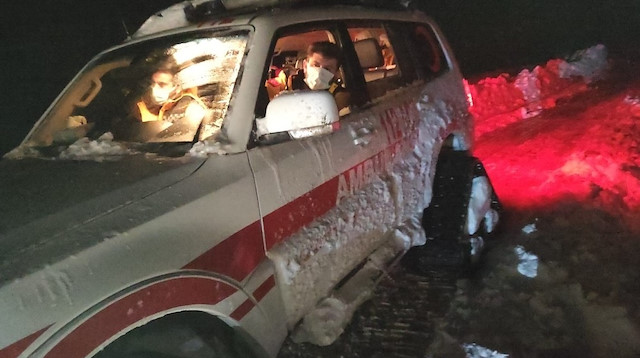 Batman’da 112 Acil personeli donmaktan son anda kurtarıldı