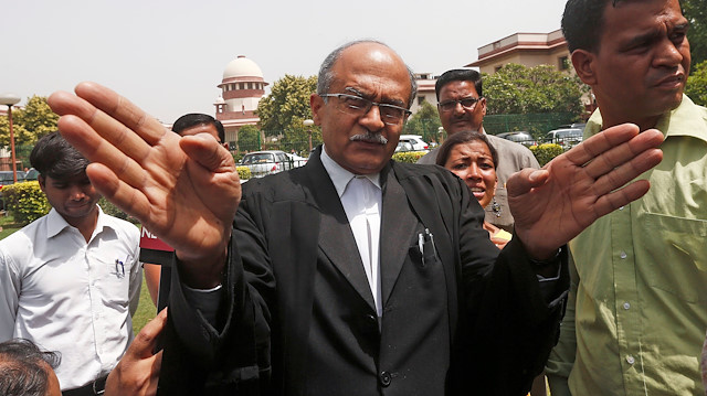 Prashant Bhushan, a public interest lawyer and constitutional expert