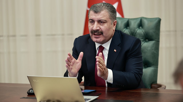 Turkish Minister of Health Fahrettin Koca  