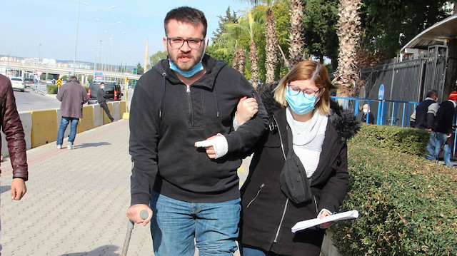 Antalya'da 'asansörde yük taşımayın' uyarısı yapan gaziyi darp edenler cezasız kalmadı.