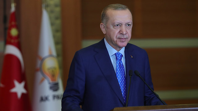 Cumhurbaşkanı Erdoğan İl Kongreleri'ne canlı bağlantı ile katıldı.
