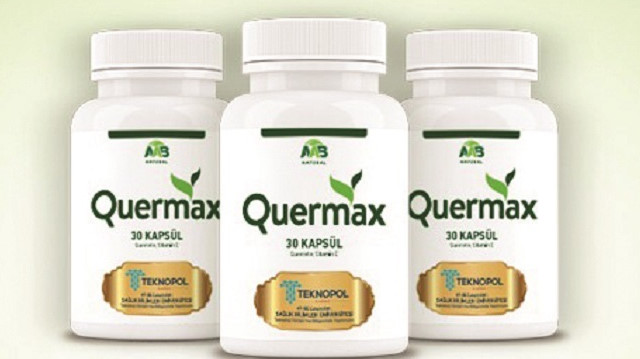 Quersetin ve C vitamininin birleşiminden üretilen “Quermax” isimli gıda takviyesi.