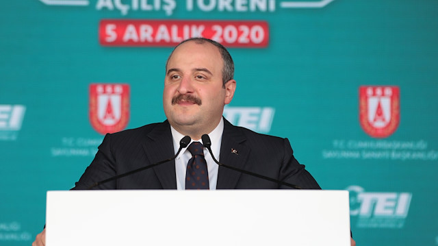 Industry Minister Mustafa Varank