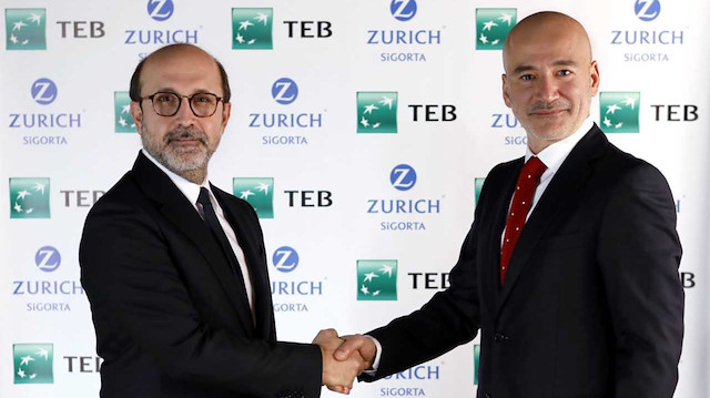 Türk Ekonomi Bankası (TEB) ve Zurich Sigorta, sigorta ürünlerinin TEB müşterilerine sunulması için dağıtım kanalı anlaşması imzaladı. 