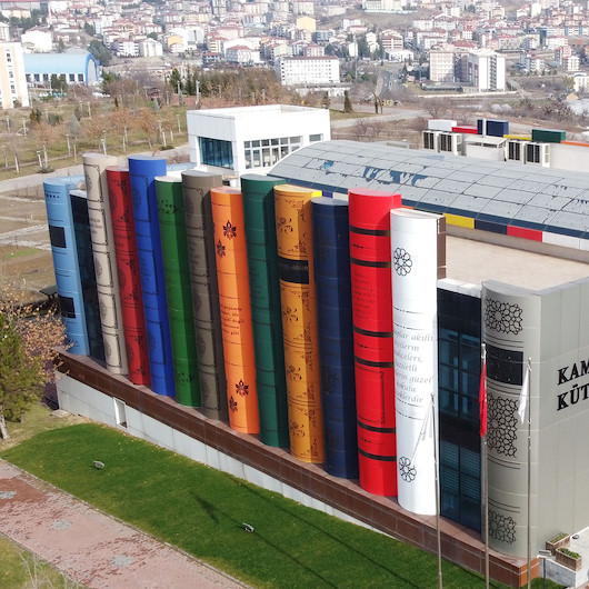 Uniquely designed Turkish library serves users