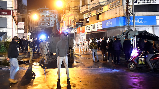 Protest in Lebanon against coronavirus lockdown