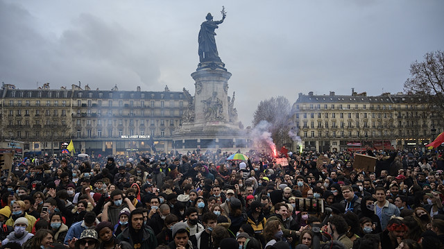 New protests held against security law in France