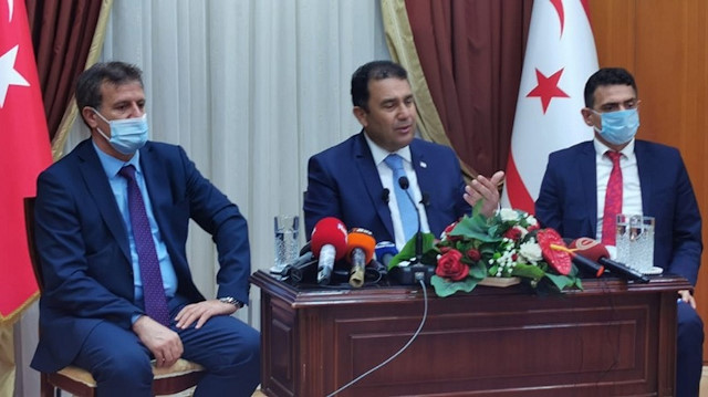 Açıklama, KKTC Başbakan Hamza Ersan Saner, Başbakan Yardımcısı, Ekonomi ve Enerji Bakanı Erhan Arıklı, Maliye Bakanı Dursun Oğuz’un katıldığı basın toplantısı ile duyuruldu. 