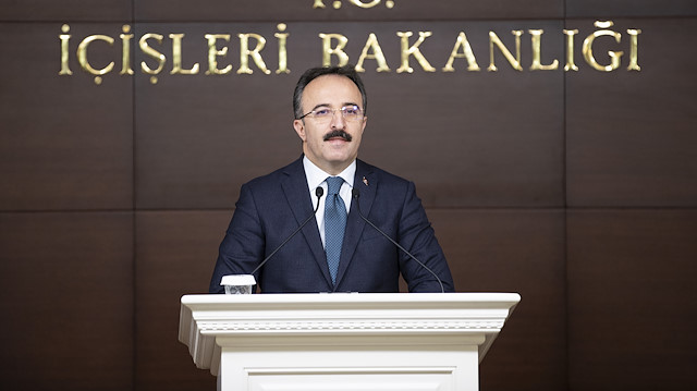 İçişleri Bakanlığı Sözcüsü İsmail Çataklı açıklama yaptı.