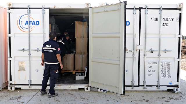 Eskişehir'de, AFAD'ın konteynerlerinden yardım malzemesi çalındı.