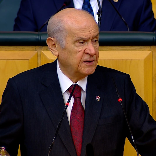 Bahçeli, Twitter mesajlarımı kısıtlamış, demek ki doğru yoldayız dedi ve o mesajı kürsüden paylaştı