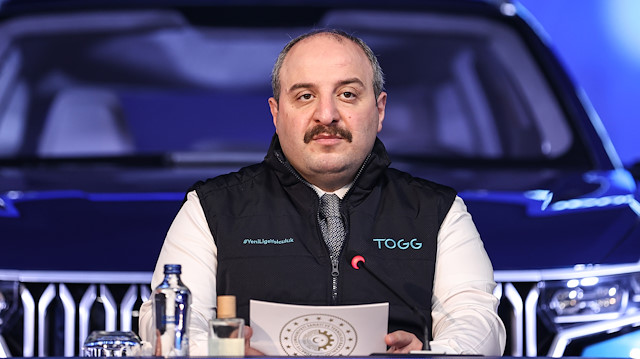 Turkey's Industry and Technology Minister Mustafa Varank