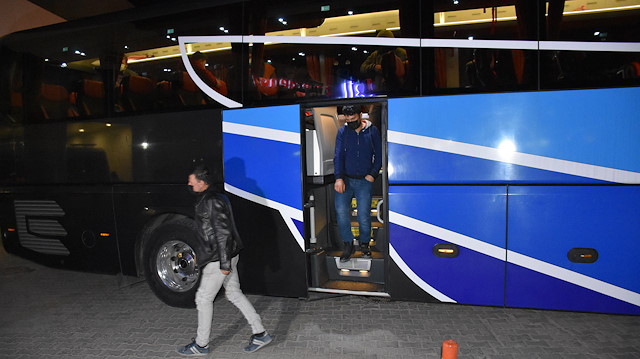 Kırıkkale'de riskli yolcu taşıyan otobüsteki tüm yolculara Kovid-19 testi yapıldı.