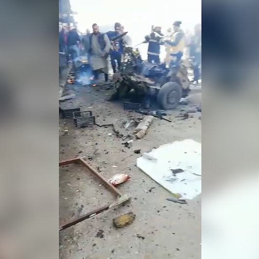 Çobanbeyde PKK/YPGden hain saldırı: Bomba yüklü araçla yapılan terör saldırısında 1 kişi öldü, 4 kişi yaralandı