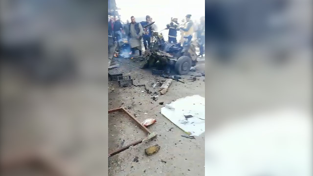 Çobanbey'de PKK/YPG'den hain saldırı: Bomba yüklü araçla yapılan terör saldırısında 1 kişi öldü, 4 kişi yaralandı