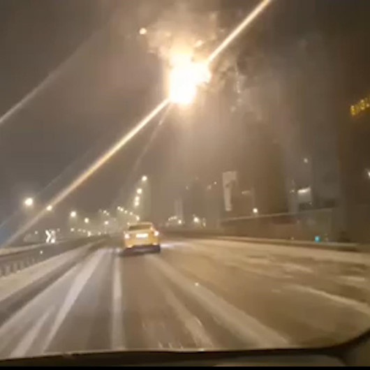 İstanbulda beklenen kar yağışı başladı