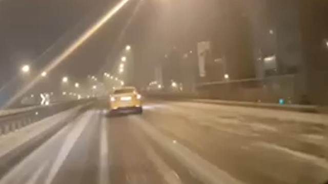 İstanbul'da beklenen kar yağışı başladı
