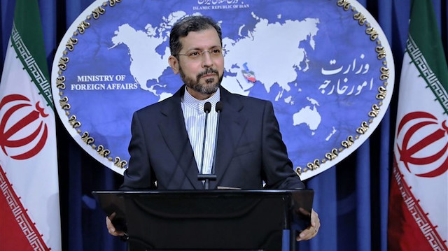 Kınama, İran Dışişleri Bakanlığı Sözcüsü Said Hatibzade tarafından yapıldı.