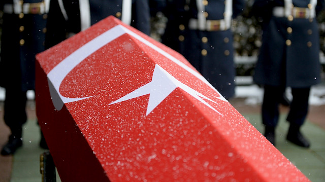 Gara bölgesinde şehit edilenler.son yolculuğuna uğurlandı.