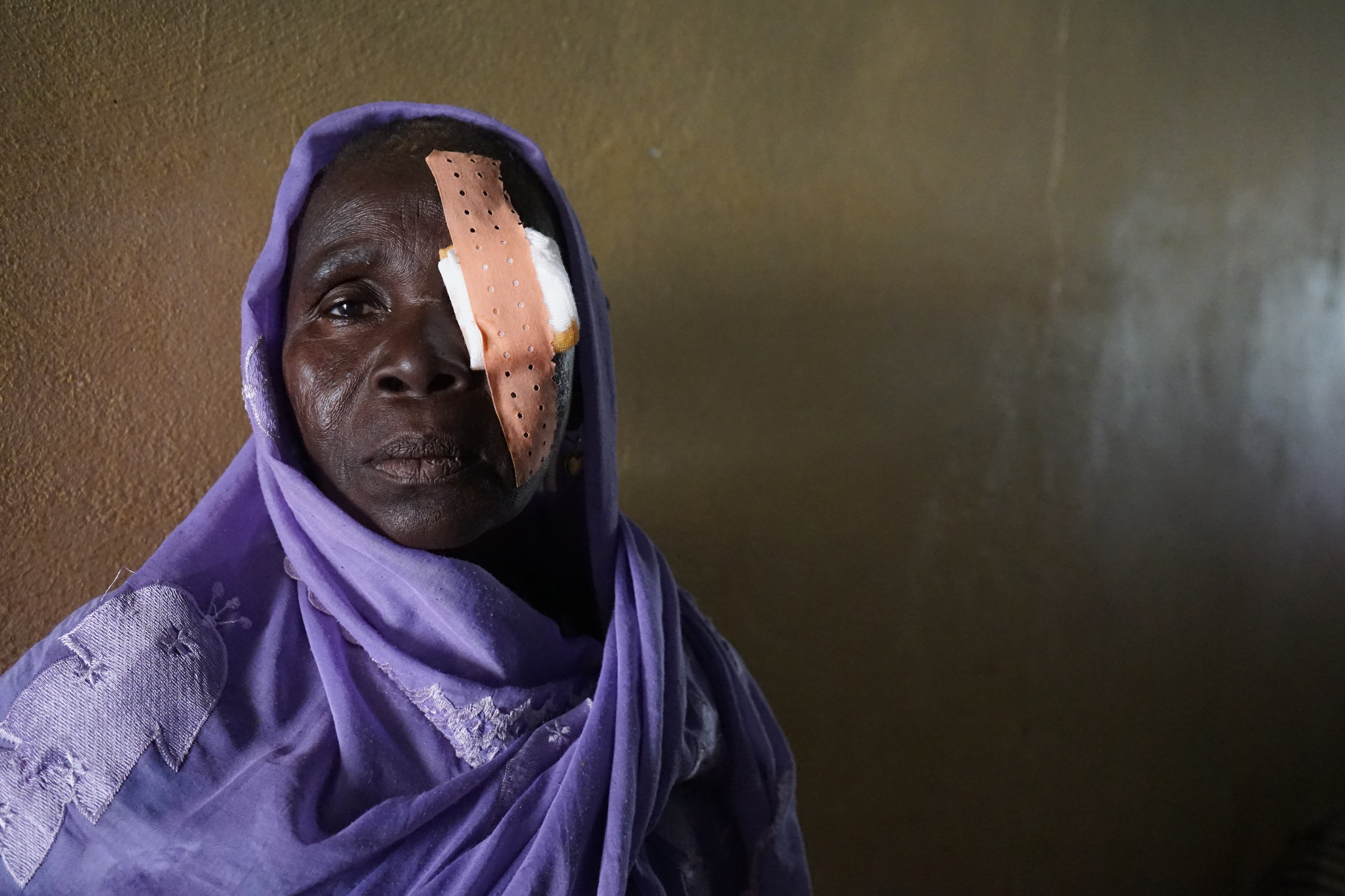 Nijer'de yapılan katarakt tedavisi.