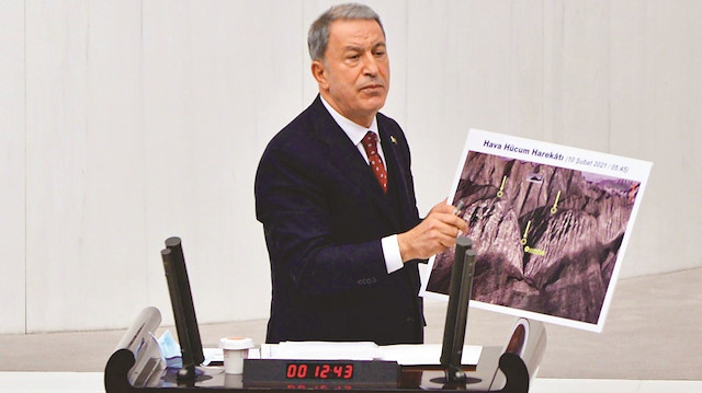 Bakan Akar, Meclis’te Gara operasyonunun detaylarını açıkladı.