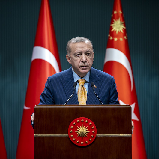 Cumhurbaşkanı Erdoğan: Terör örgütüne kınama yapmaya dilleri varmayanları ibretle takip ediyoruz