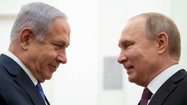 Russian President Vladimir Putin and Israeli Prime Minister Benjamin Netanyahu