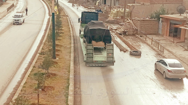 Irak Kürt bölgesinden hareket eden 60 TIR'lık ABD konvoyu El Velid'den Suriye’ye girerek Kamışlı’ya gitti