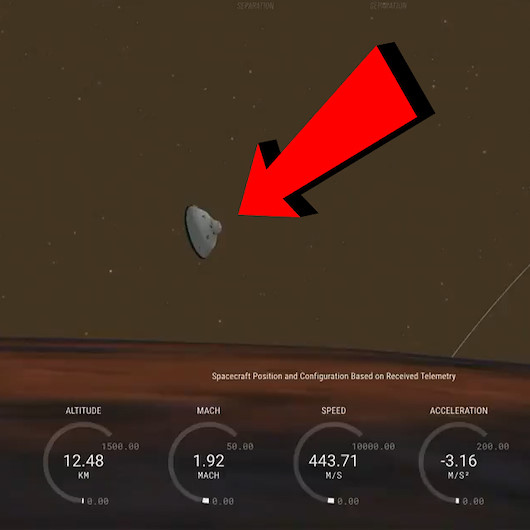 NASAnın uzay aracı Perseverance Marsa iniş yaptı