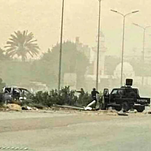 Libya İçişleri Bakanı Başağa’ya yapılan suikast girişimine ait görüntüler ortaya çıktı