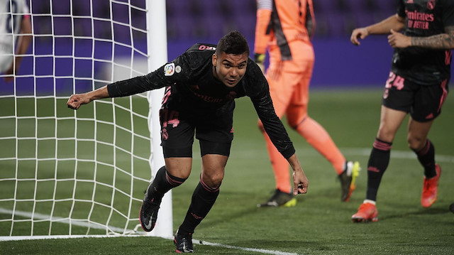 Casemiro'nun gol sevinci