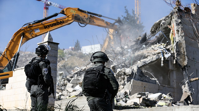 İsrail, Mescid-i Aksa Koruma Müdürü’nün Doğu Kudüs’teki evini yıktı