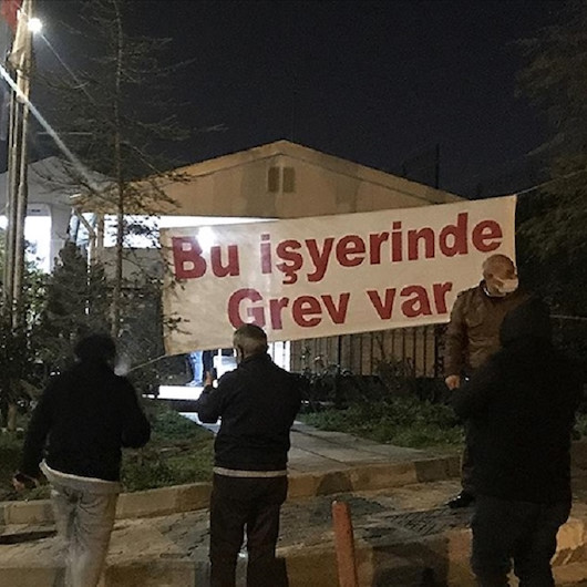 Maltepe Belediyesinde işçiler greve başladı