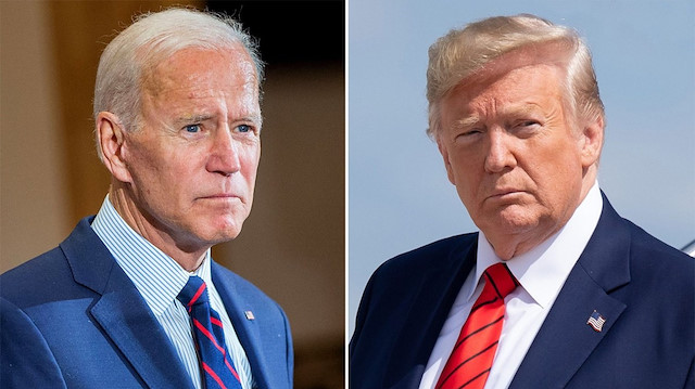 ABD başkan Joe Biden ve eski başkan Donald Trump