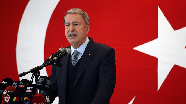 Turkish Defense Minister Hulusi Akar

